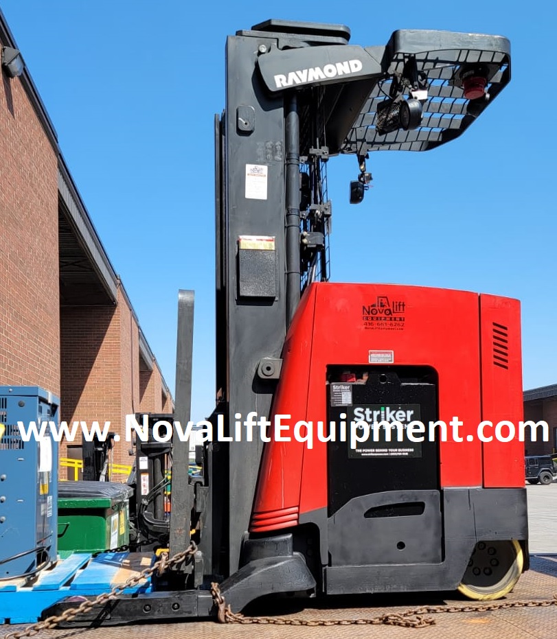 Raymond Raymond 750 R45TT Electric Reach Truck Stand Up Forklift NovaLift Equipment Forklift Dealer Forklift Dealer Vaughan Forklift Dealer Concord Forklift Dealer Woodbridge Forklift Service Vaughan Forklift Service Concord Forklift Service Woodbridge