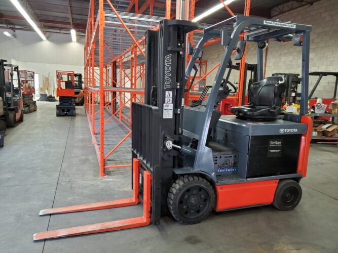 Toyota 8FBCU25 4-Wheel Electric Forklift Forklift Rental Vaughan Forklift Rental Concord Forklift Service Vaughan Forklift Service Concord Forklift Repair Vaughan Forklift Repair Concord