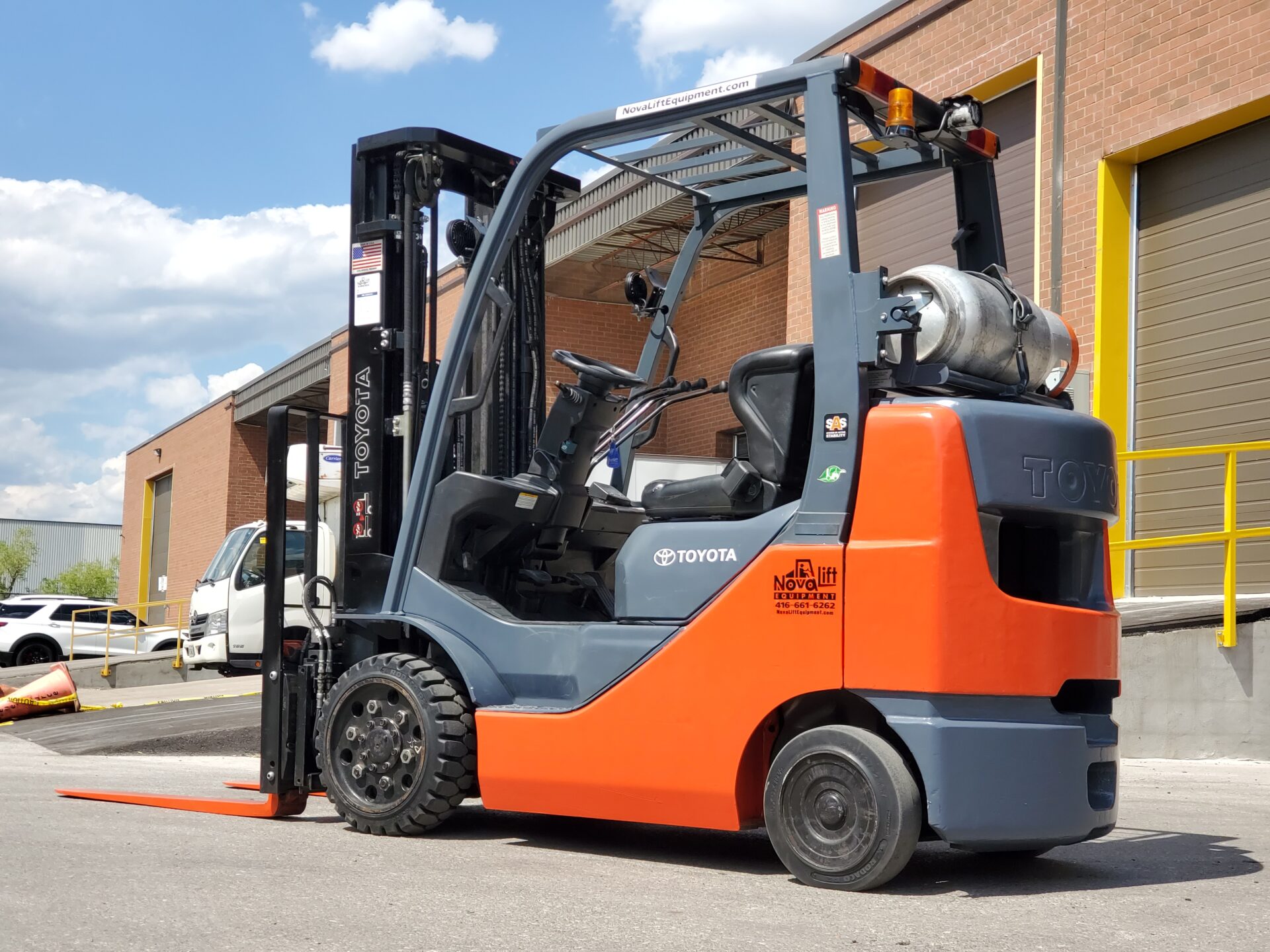 8FGCU25 Toyota Forklift Rental Vaughan Forklift Rental Concord Forklift Service Vaughan Forklift Service Concord Forklift Repair Vaughan Forklift Repair Concord